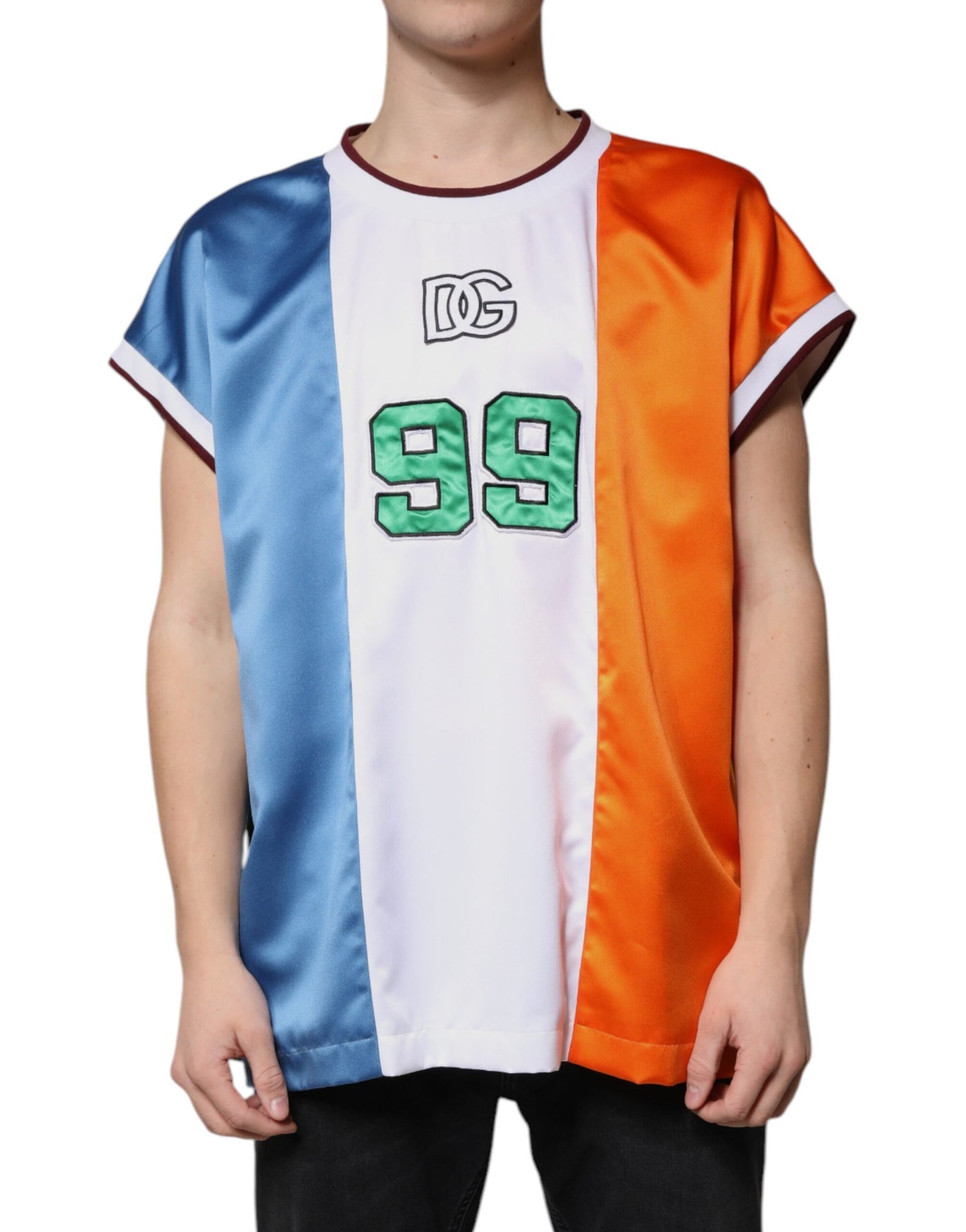Dolce &amp; Gabbana Multicolor Jersey Tank Mouwloos T-shirt