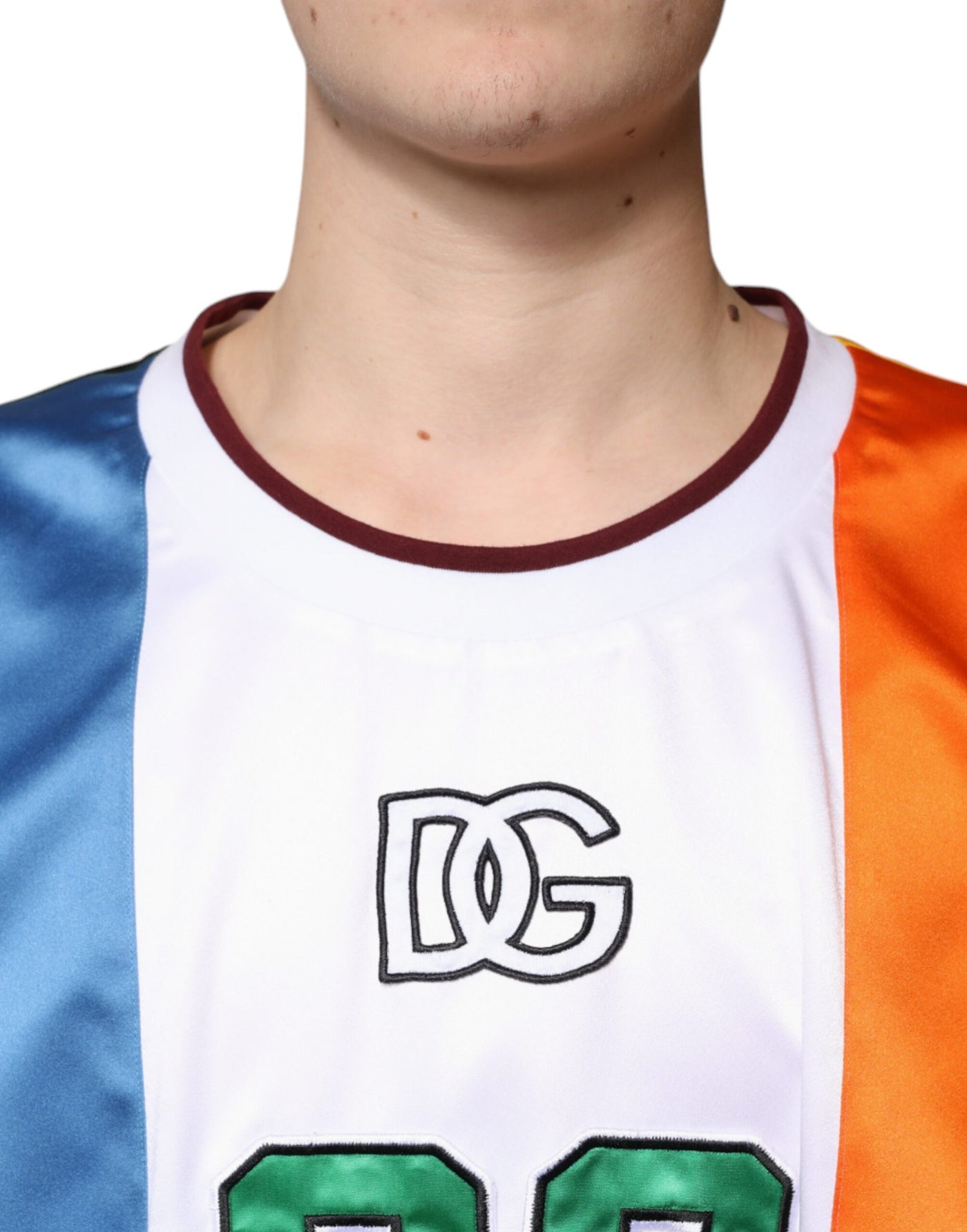 Dolce &amp; Gabbana Multicolor Jersey Tank Mouwloos T-shirt