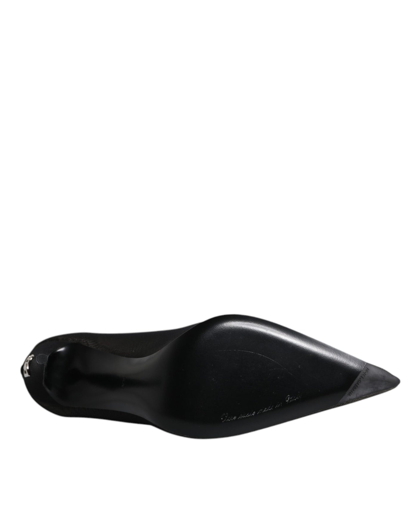 Chaussures style chaussettes en maille viscose noire Dolce &amp; Gabbana