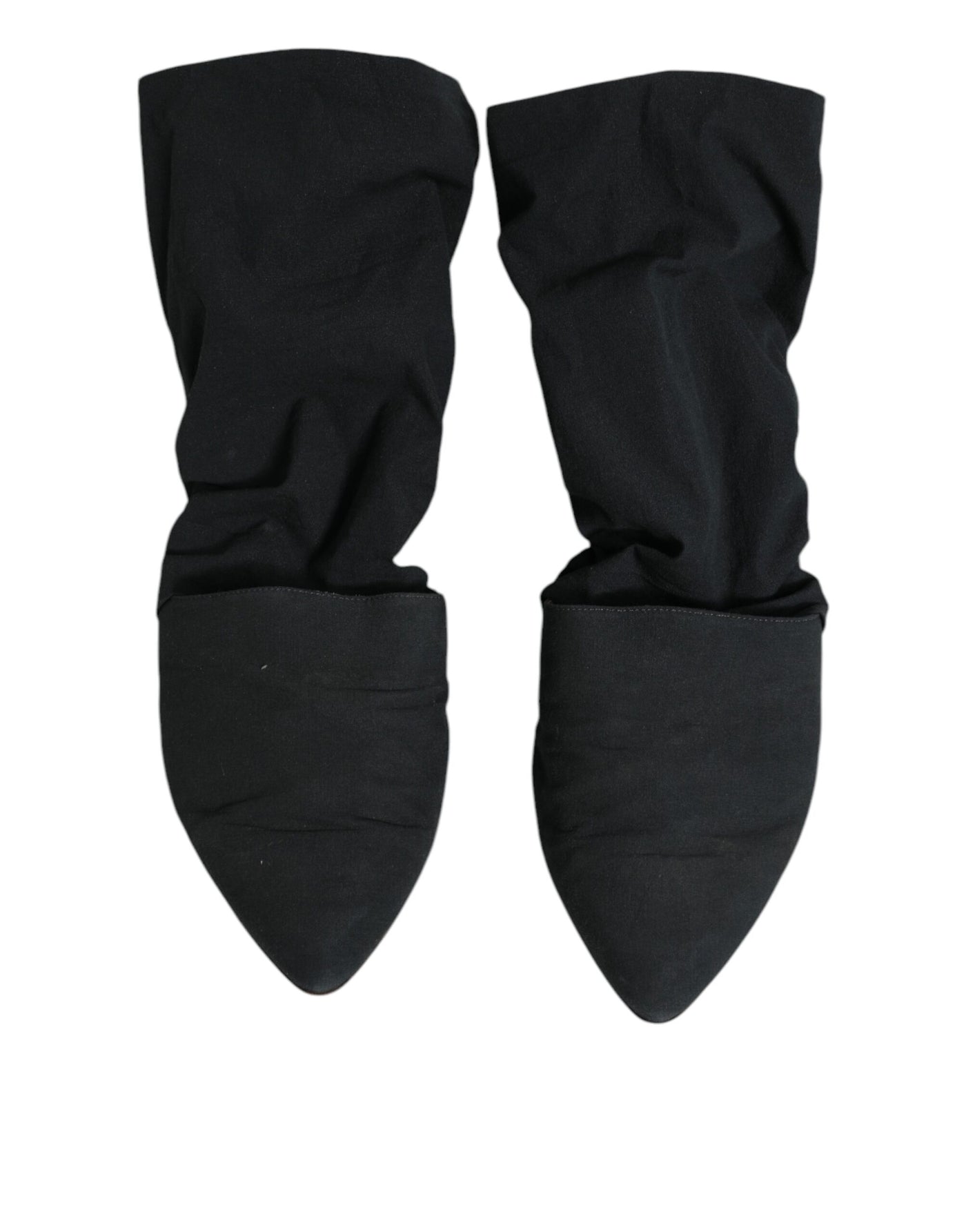 Bottines style chaussettes en coton vert Dolce &amp; Gabbana