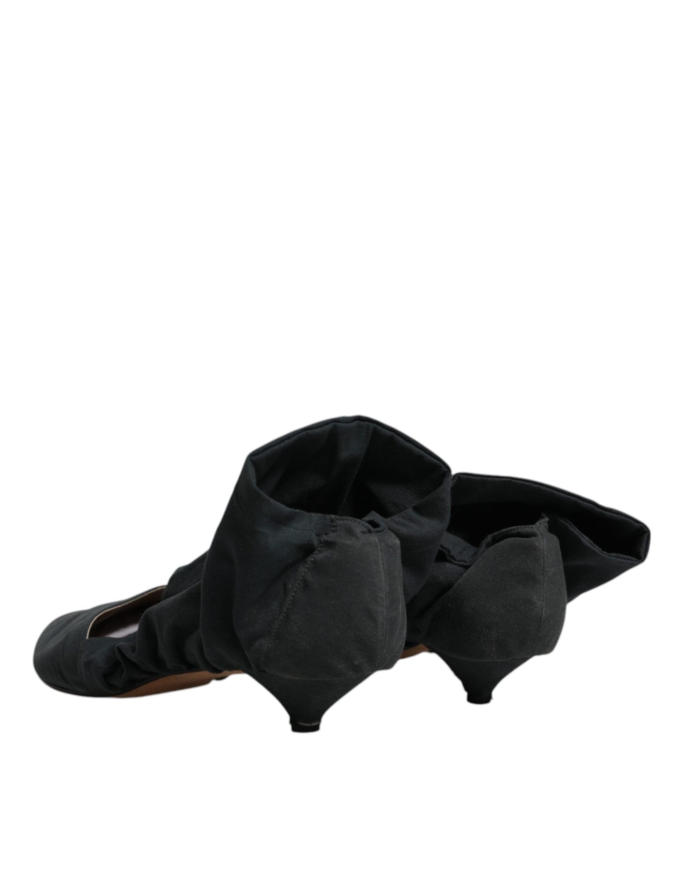 Bottines style chaussettes en coton vert Dolce &amp; Gabbana