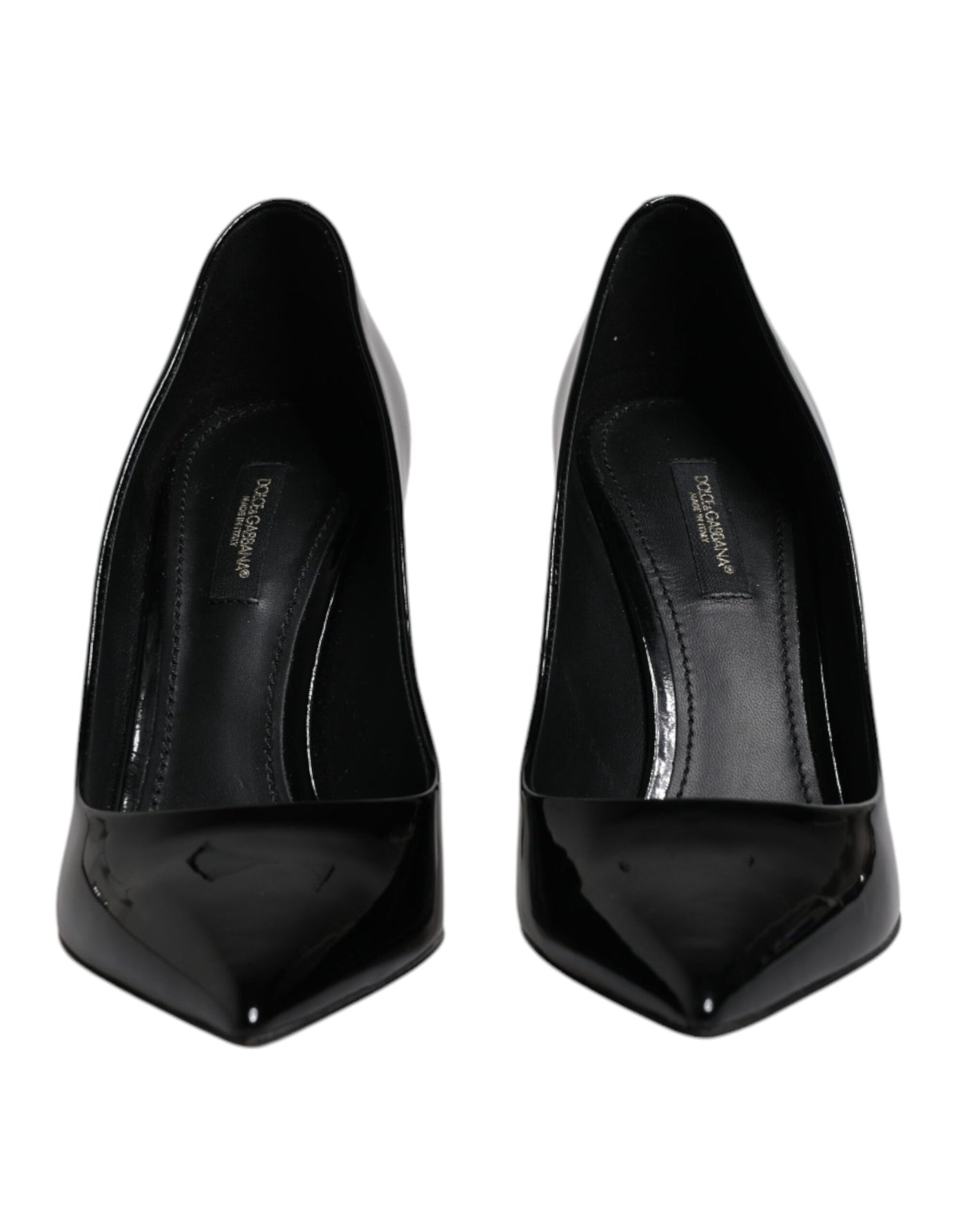 Dolce &amp; Gabbana Zwarte Lakleer Hoge Hakken Pumps Schoenen