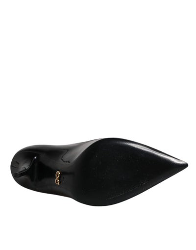 Dolce &amp; Gabbana Zwarte Lakleer Hoge Hakken Pumps Schoenen