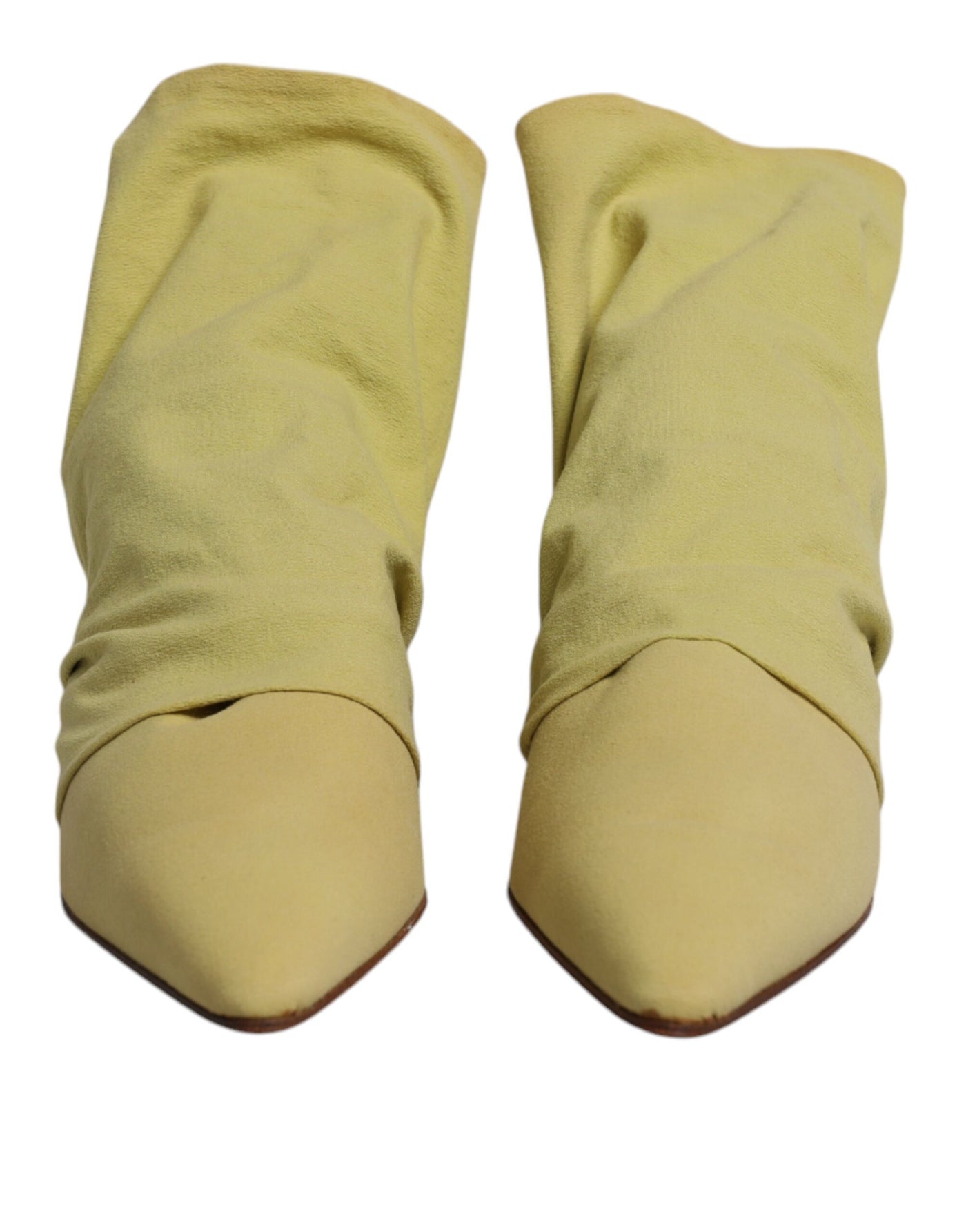 Bottines à talons style chaussettes vertes Dolce &amp; Gabbana