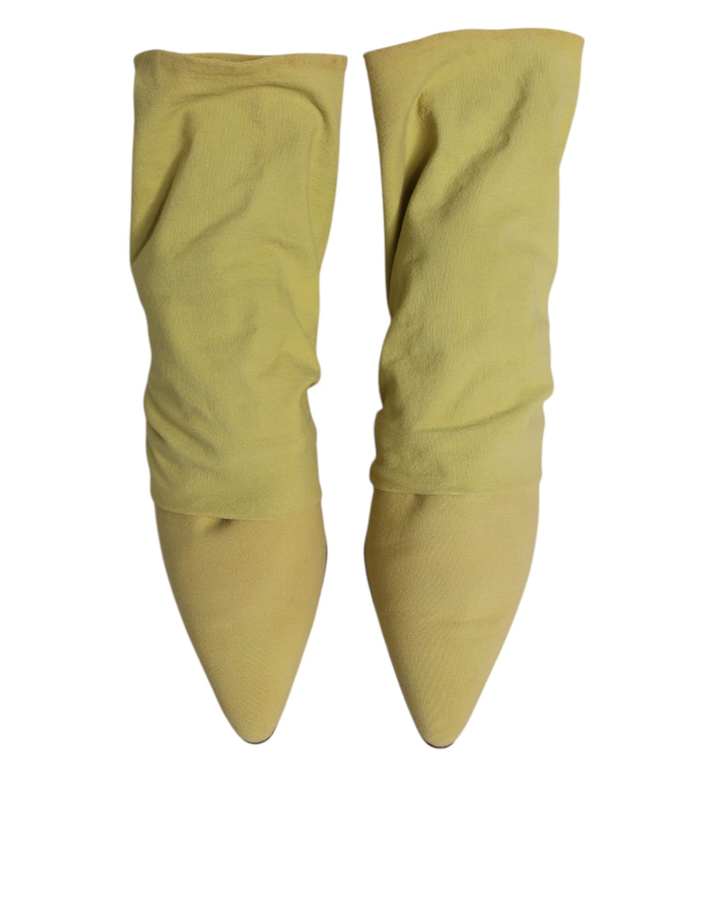Bottines à talons style chaussettes vertes Dolce &amp; Gabbana
