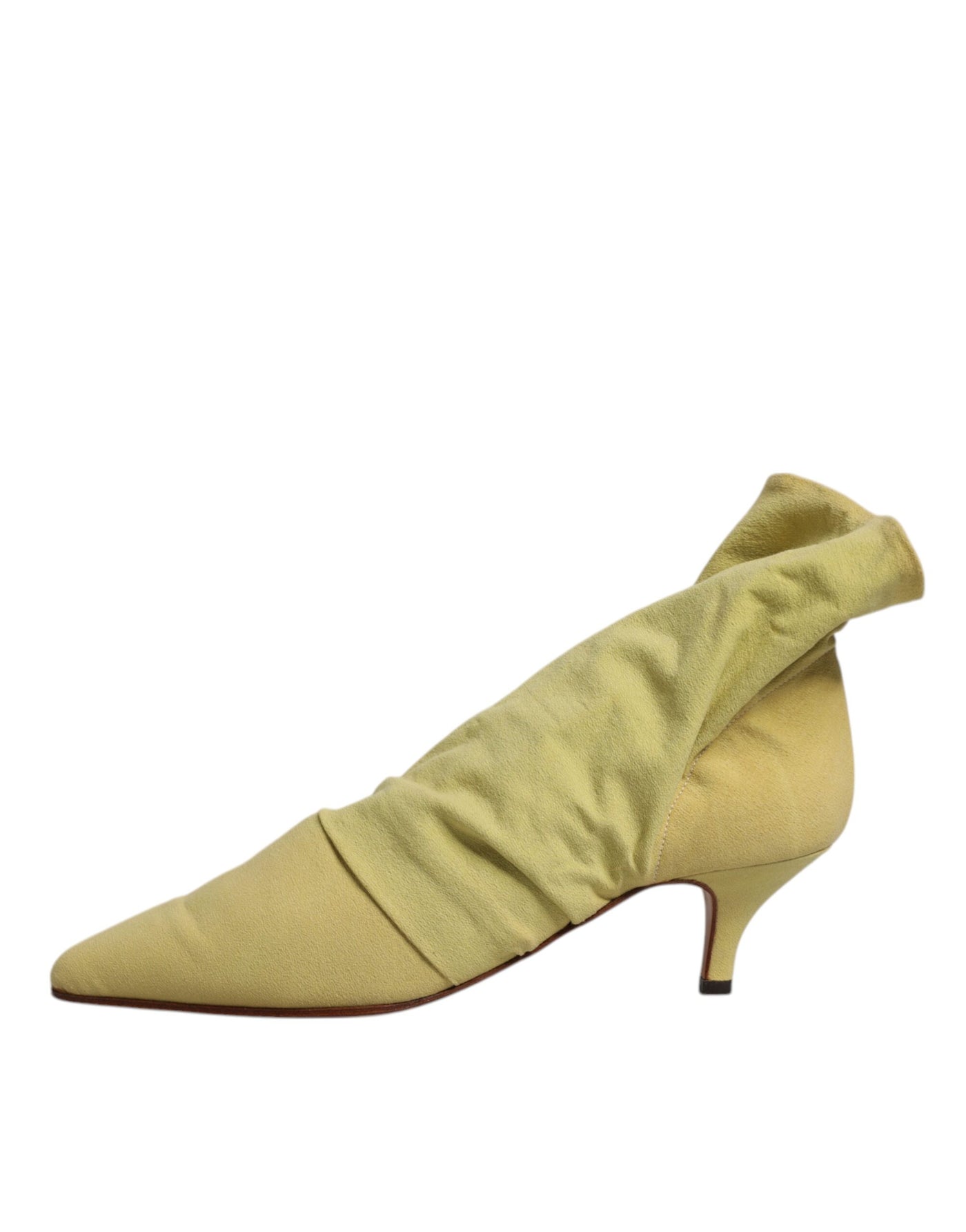 Bottines à talons style chaussettes vertes Dolce &amp; Gabbana