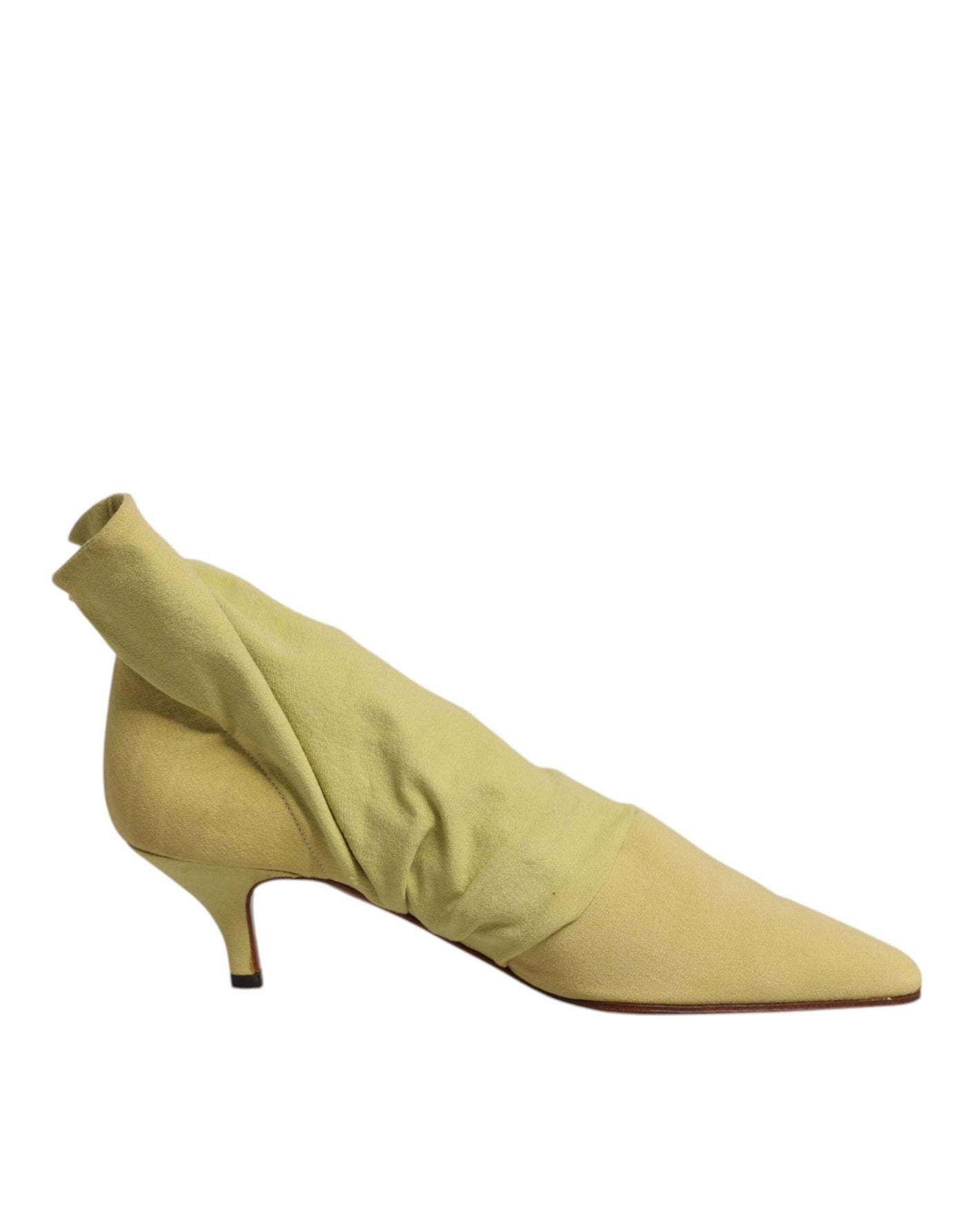 Bottines à talons style chaussettes vertes Dolce &amp; Gabbana