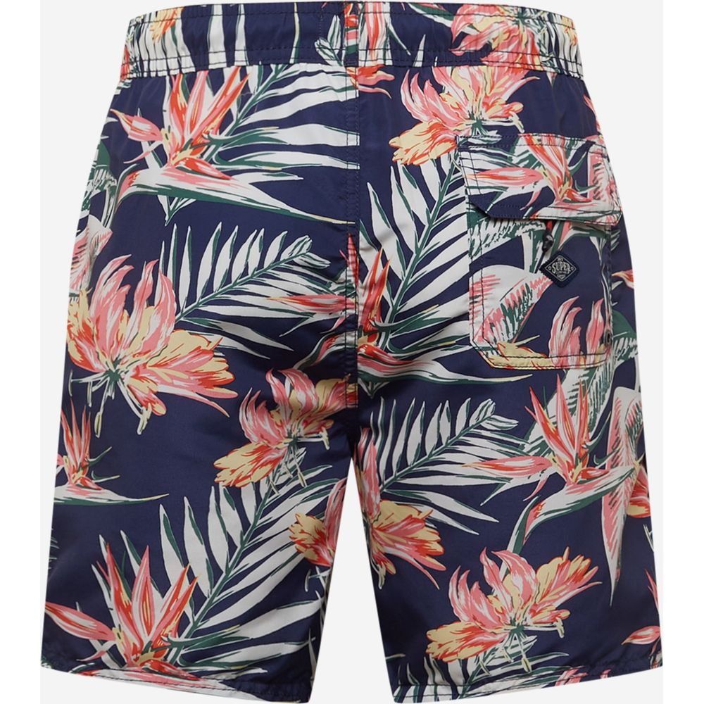 Superdry Blauwe Polyester Zwembroek