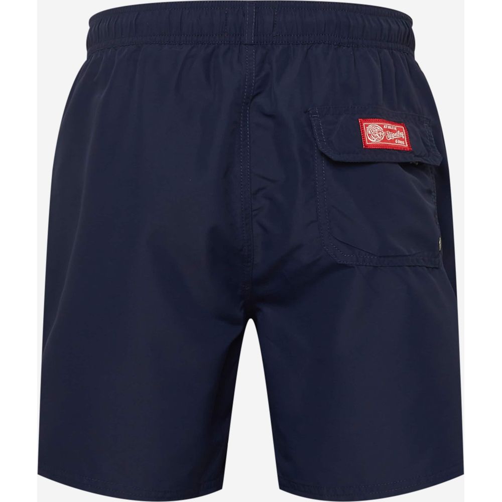 Superdry Blauwe Zwembroek van Gerecycled Polyester