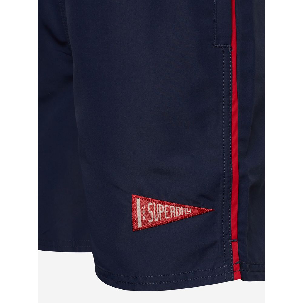 Superdry Blauwe Zwembroek van Gerecycled Polyester