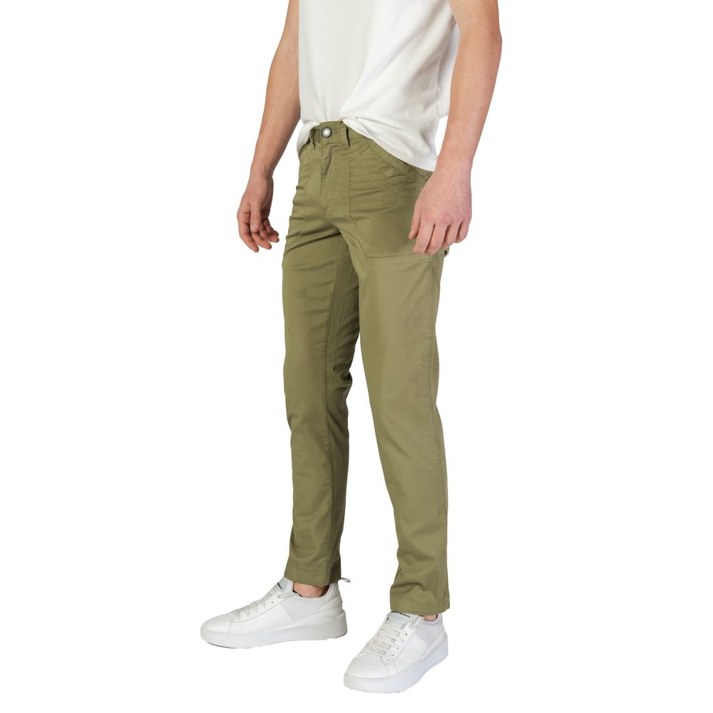 Refrigiwear Groene Katoenen Broek