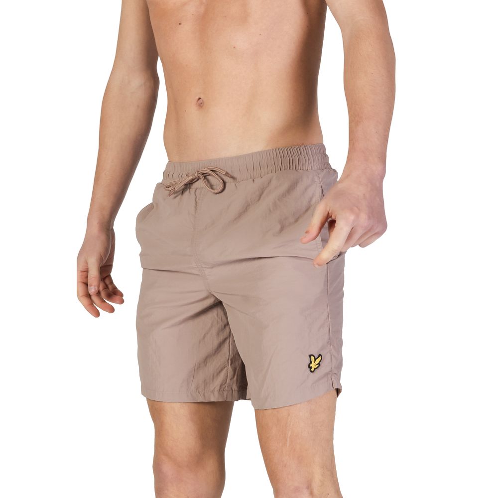 Lyle &amp; Scott Grijze Nylon Zwembroek