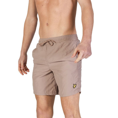 Lyle &amp; Scott Grijze Nylon Zwembroek