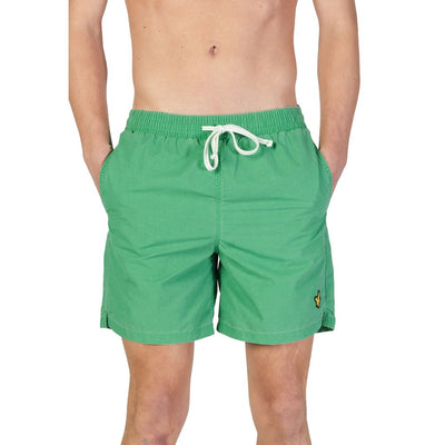 Short de bain en nylon vert Lyle &amp; Scott