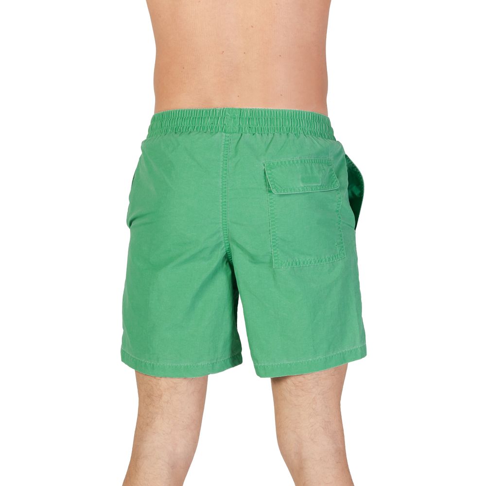 Short de bain en nylon vert Lyle &amp; Scott