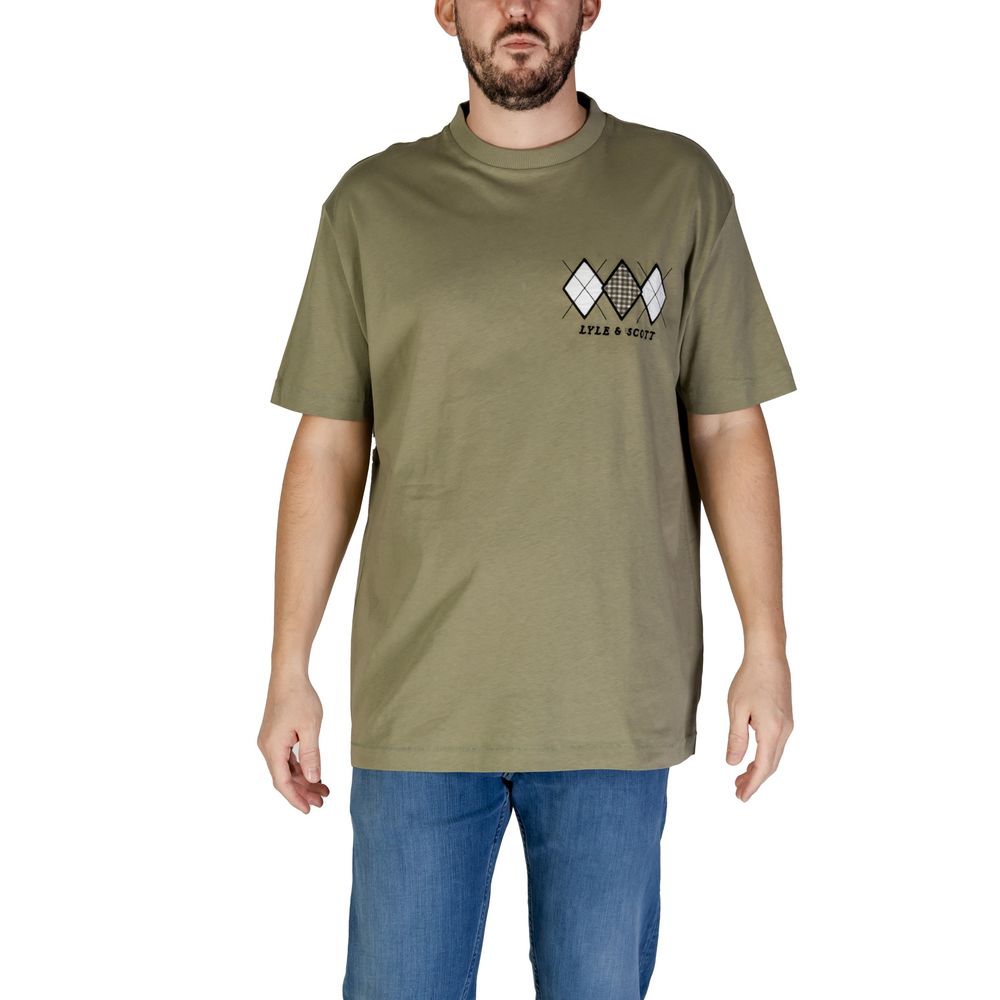 Lyle &amp; Scott Groen Katoenen T-shirt