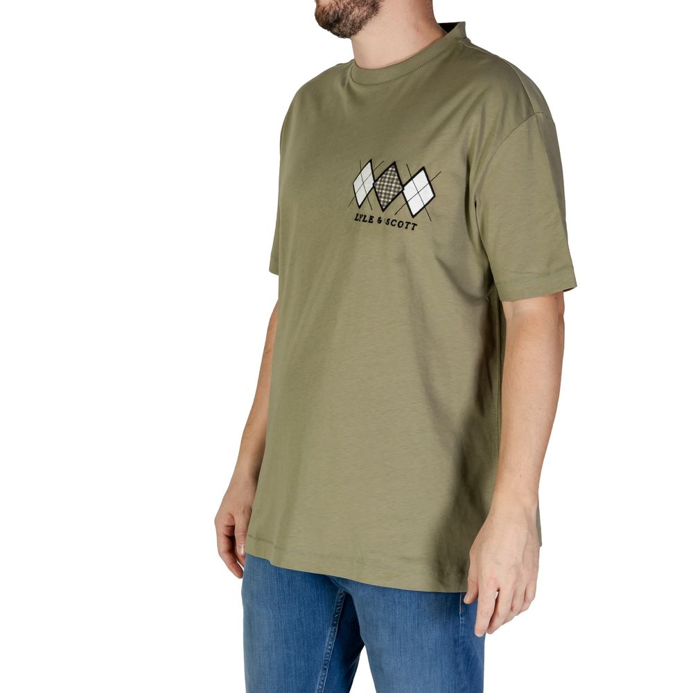 Lyle &amp; Scott Groen Katoenen T-shirt