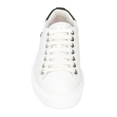 Les Hommes witte kalfsleren heren sneaker