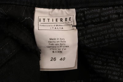 John Galliano Grijze Wassing Katoenen Stretch Regular Fit Jeans