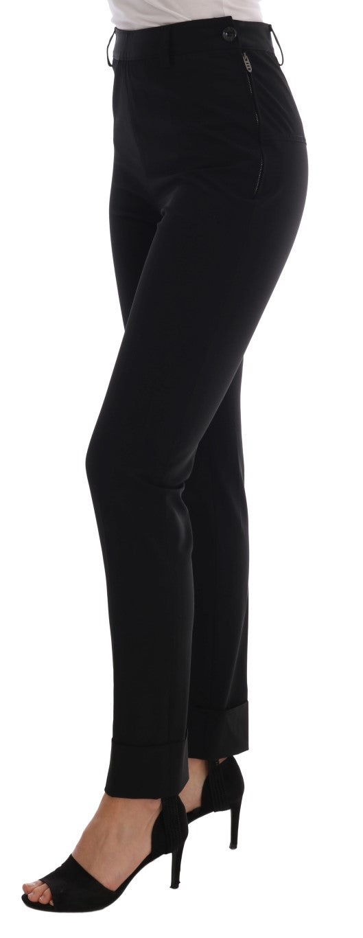 Ermanno Scervino zwarte stretchleggingbroek