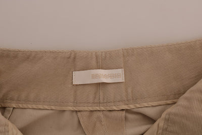 Ermanno Scervino beige katoenen bootcut broek