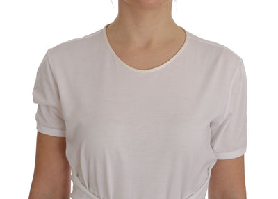 Dolce &amp; Gabbana Wit Katoenen Zijden T-shirt