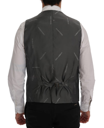 Dolce &amp; Gabbana Zwart STAFF Katoenen Rayon Vest
