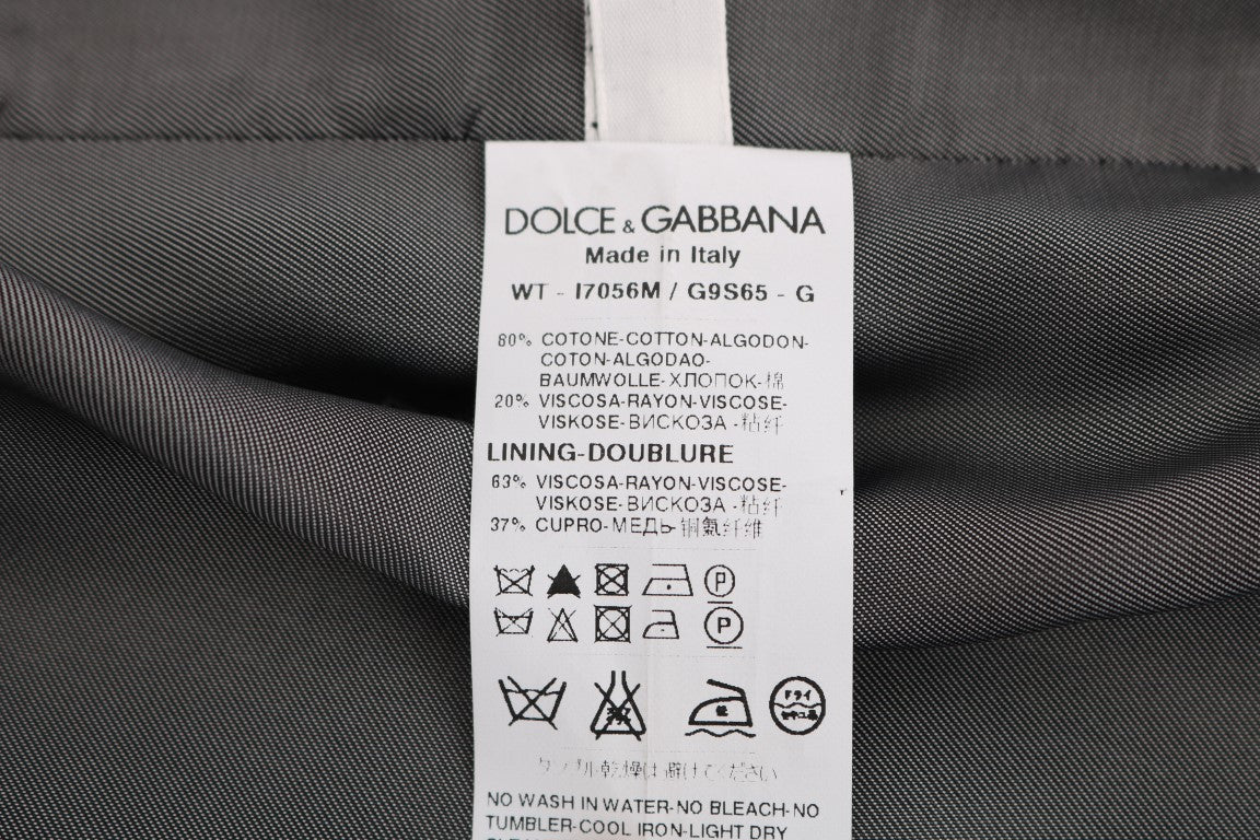 Dolce &amp; Gabbana Zwart STAFF Katoenen Rayon Vest