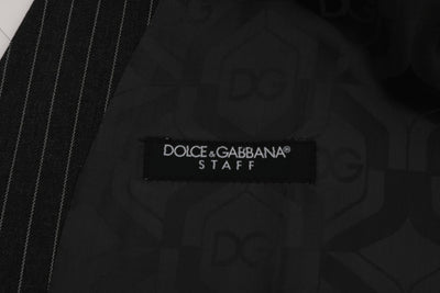 Dolce &amp; Gabbana Grijs Wollen Stretch Vest