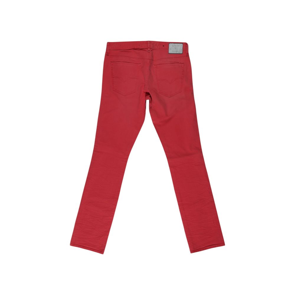 Guess Rode Katoenen Jeans &amp; Broek