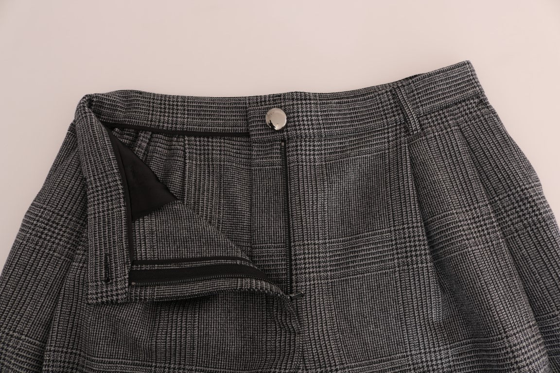 Dolce &amp; Gabbana Grijze Wollen Capribroek