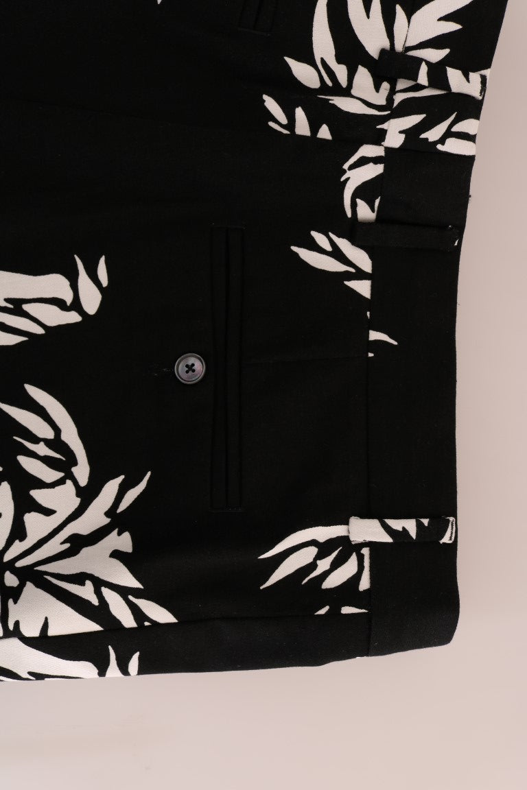 Dolce &amp; Gabbana Black Tree katoenen stretchbroek