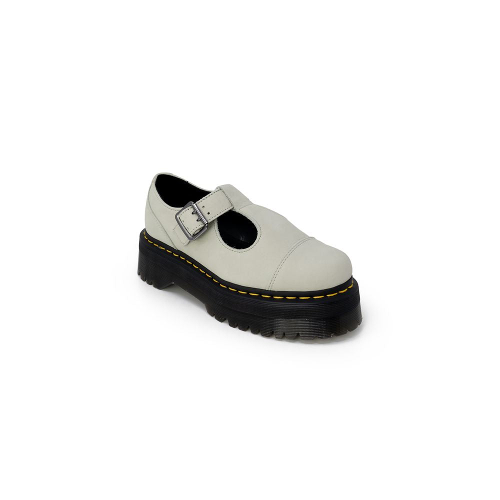 Dr. Martens Green Suede Leather Platform