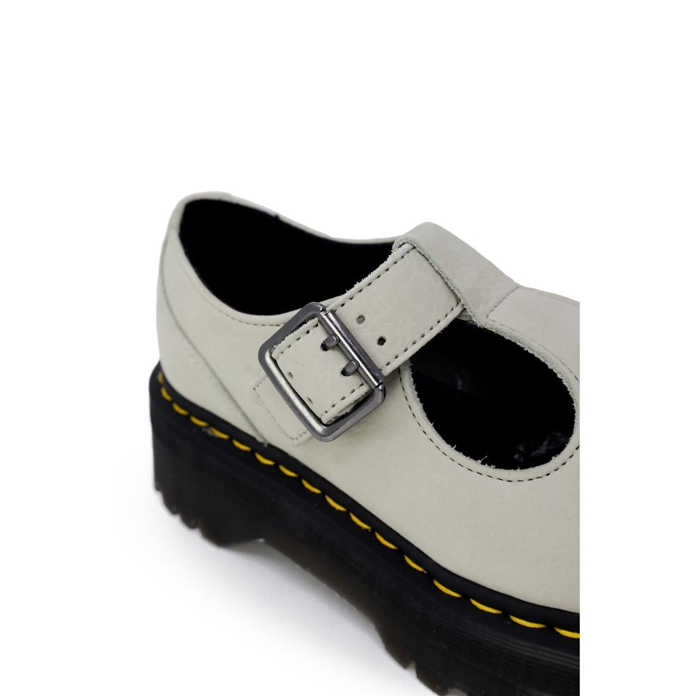 Dr. Martens Green Suede Leather Platform