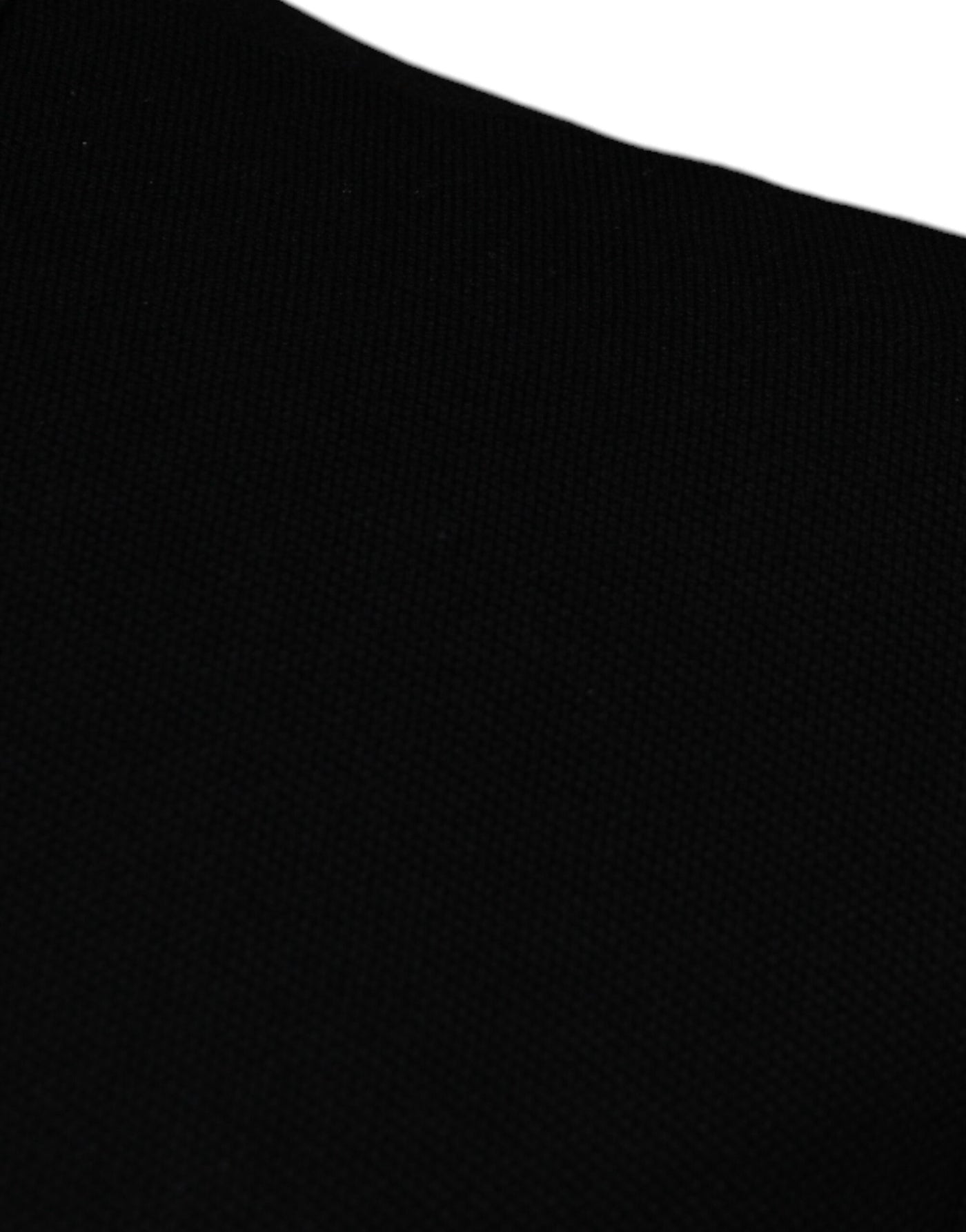 Polo à manches courtes en viscose noire Versace