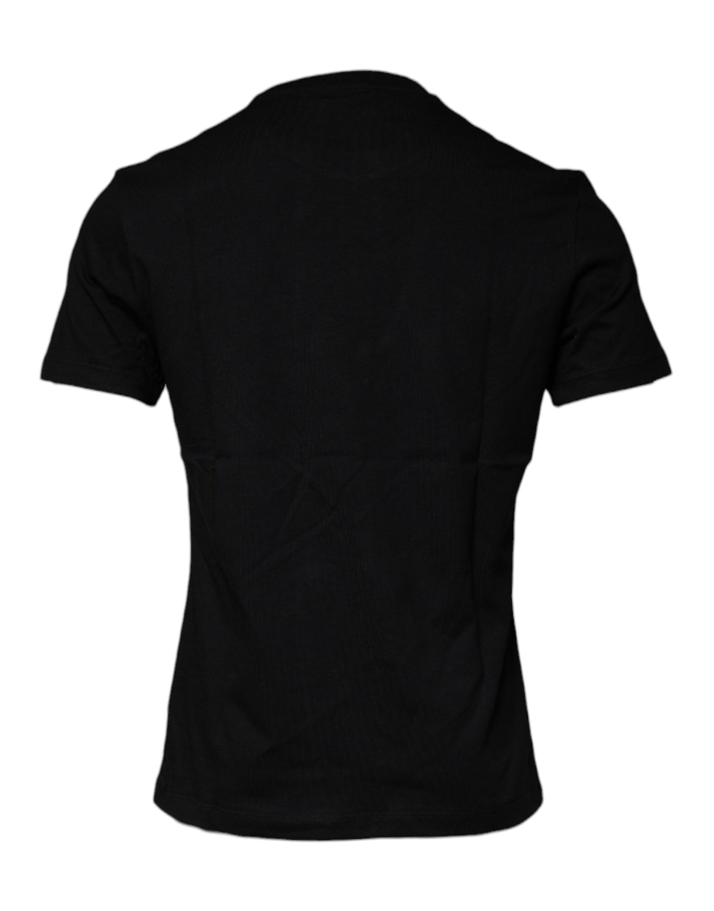 Versace Zwart Medusa Print Katoenen T-shirt met Ronde Hals