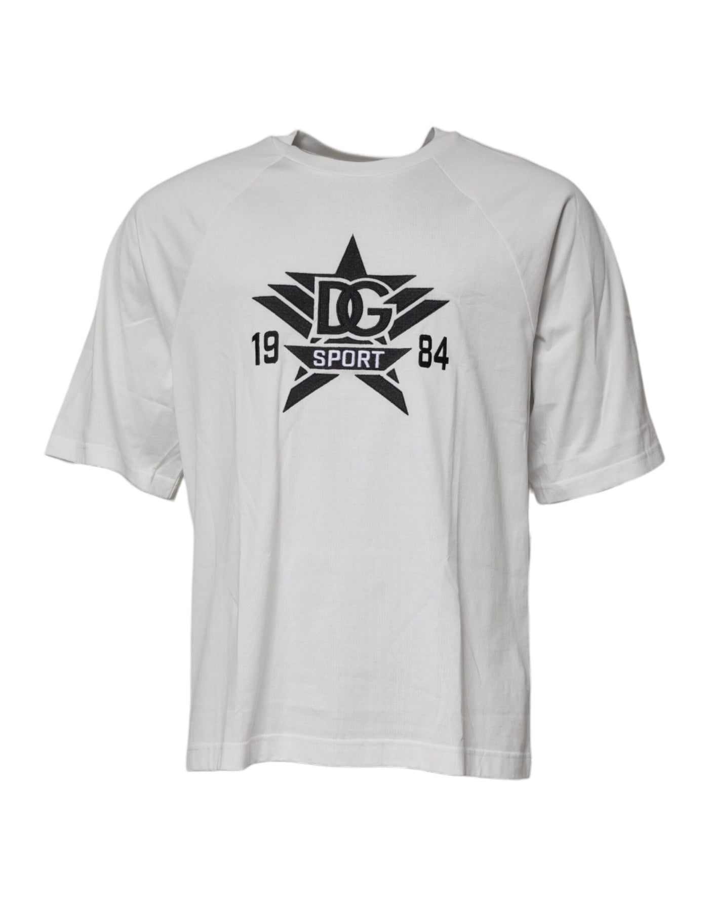 Dolce &amp; Gabbana Wit DG Sport T-shirt met ronde hals en korte mouwen