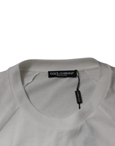 Dolce &amp; Gabbana Wit DG Sport T-shirt met ronde hals en korte mouwen