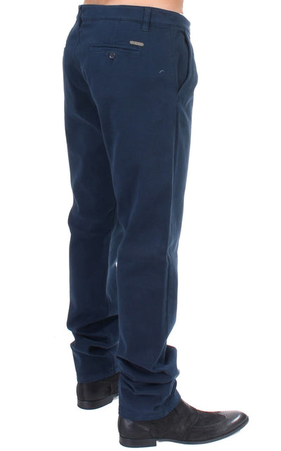 GF Ferre Blauwe Stretch Rechte Broek Chino's