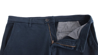 GF Ferre Blauwe Stretch Rechte Broek Chino's