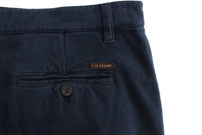 GF Ferre Blauwe Stretch Rechte Broek Chino's