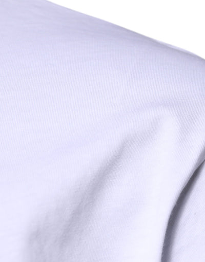 Dolce &amp; Gabbana Wit DG Logo Katoenen T-shirt met ronde hals