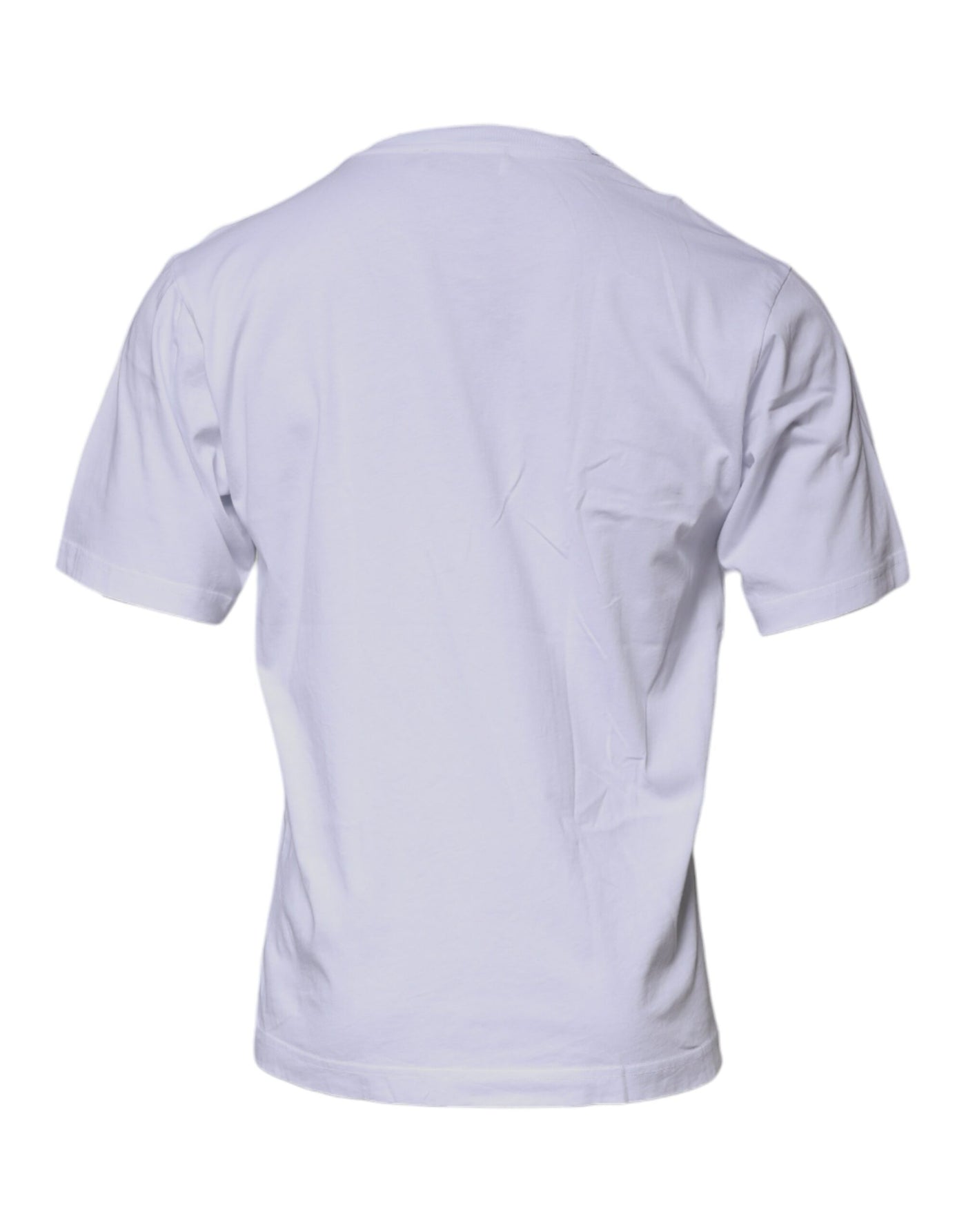Dolce &amp; Gabbana Wit DG Logo Katoenen T-shirt met ronde hals