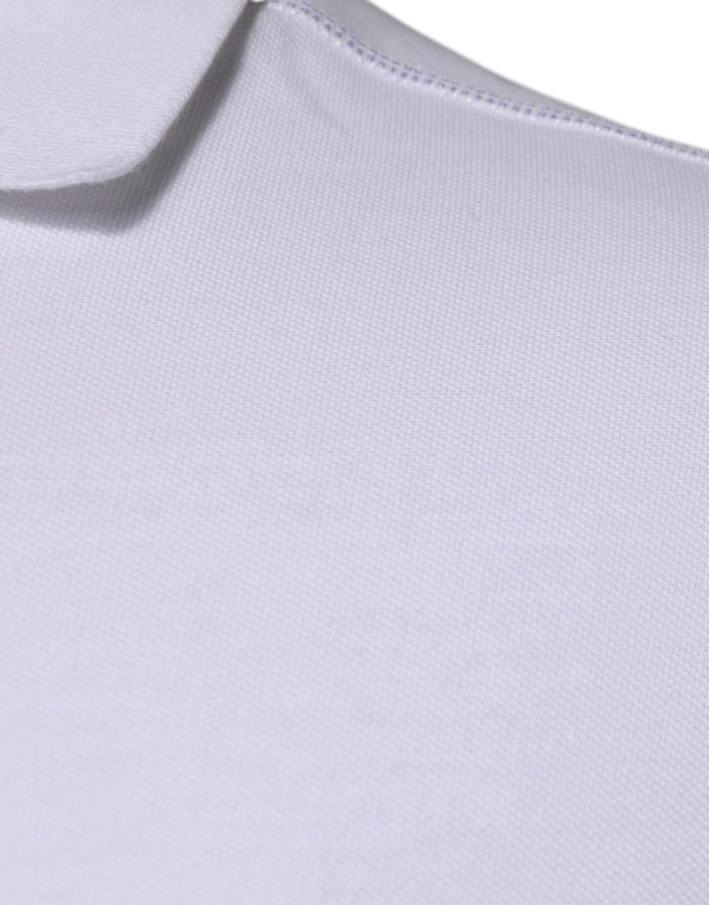Dolce &amp; Gabbana wit katoenen poloshirt met logoplaquette en kraag