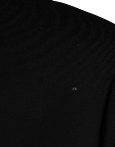 Dolce &amp; Gabbana Zwart T-shirt met ronde hals en korte mouwen