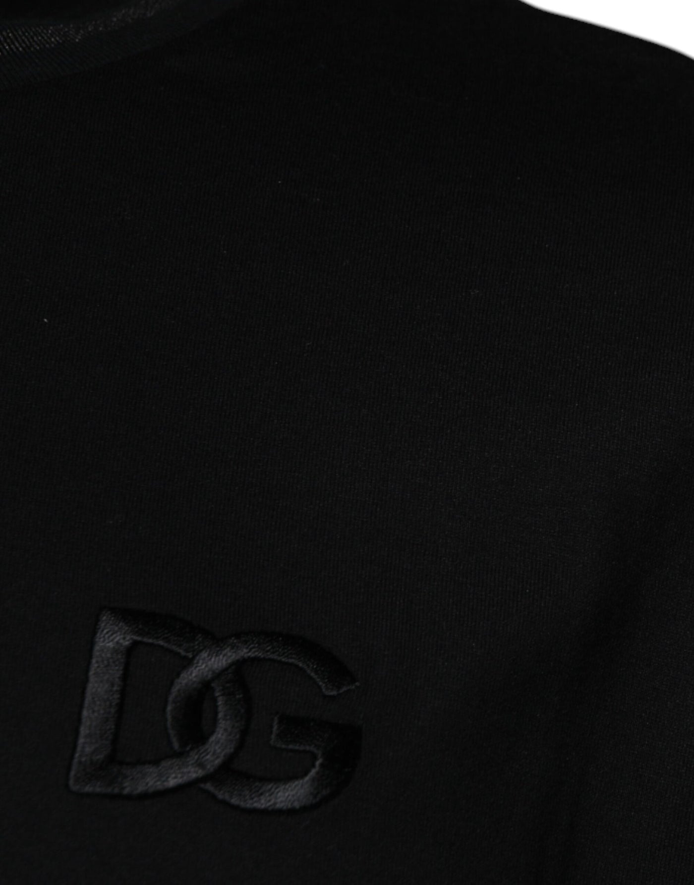 Dolce &amp; Gabbana Zwart T-shirt met ronde hals en korte mouwen