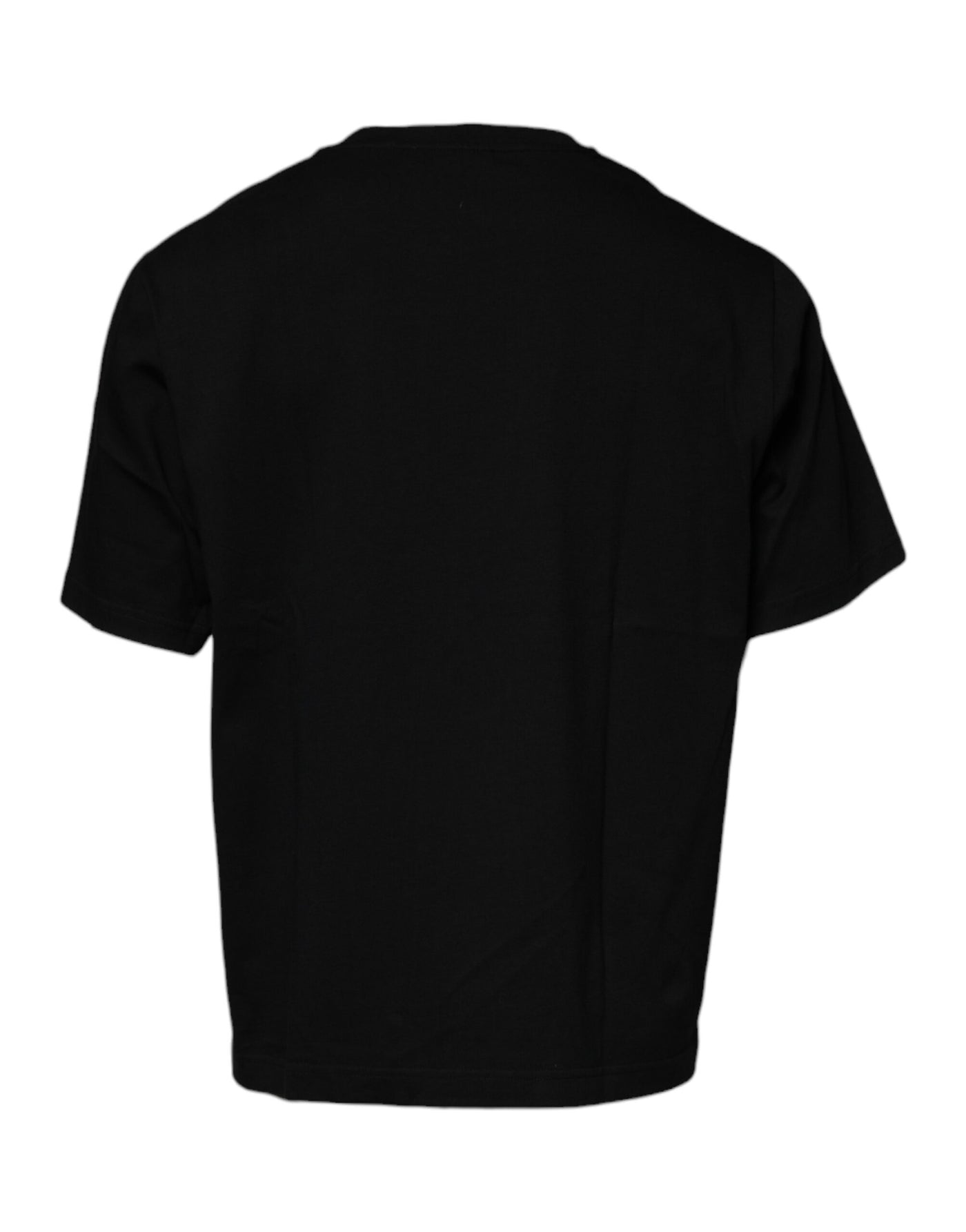 Dolce &amp; Gabbana Zwart T-shirt met ronde hals en korte mouwen