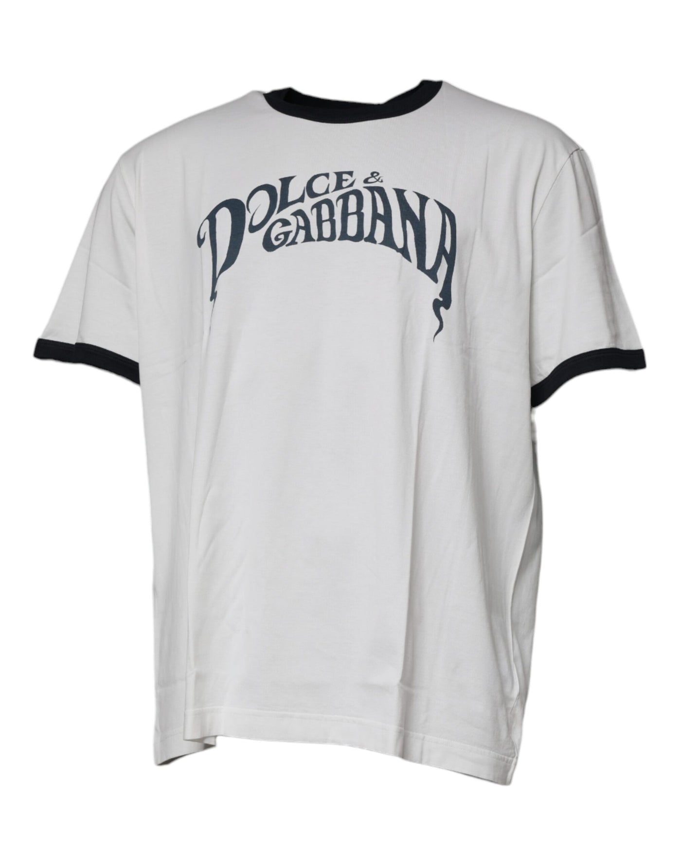 Dolce &amp; Gabbana Wit T-shirt met ronde hals en grafische print van katoen