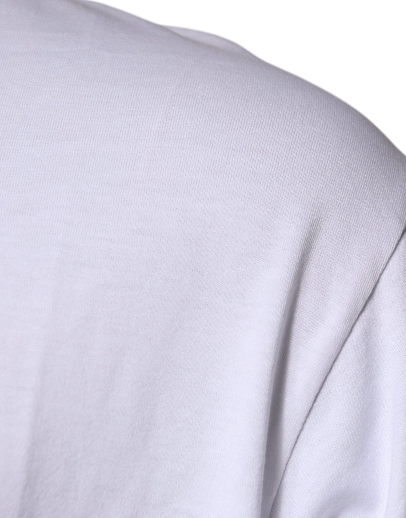 Dolce &amp; Gabbana Wit DG Milano Katoenen T-shirt met Ronde Hals