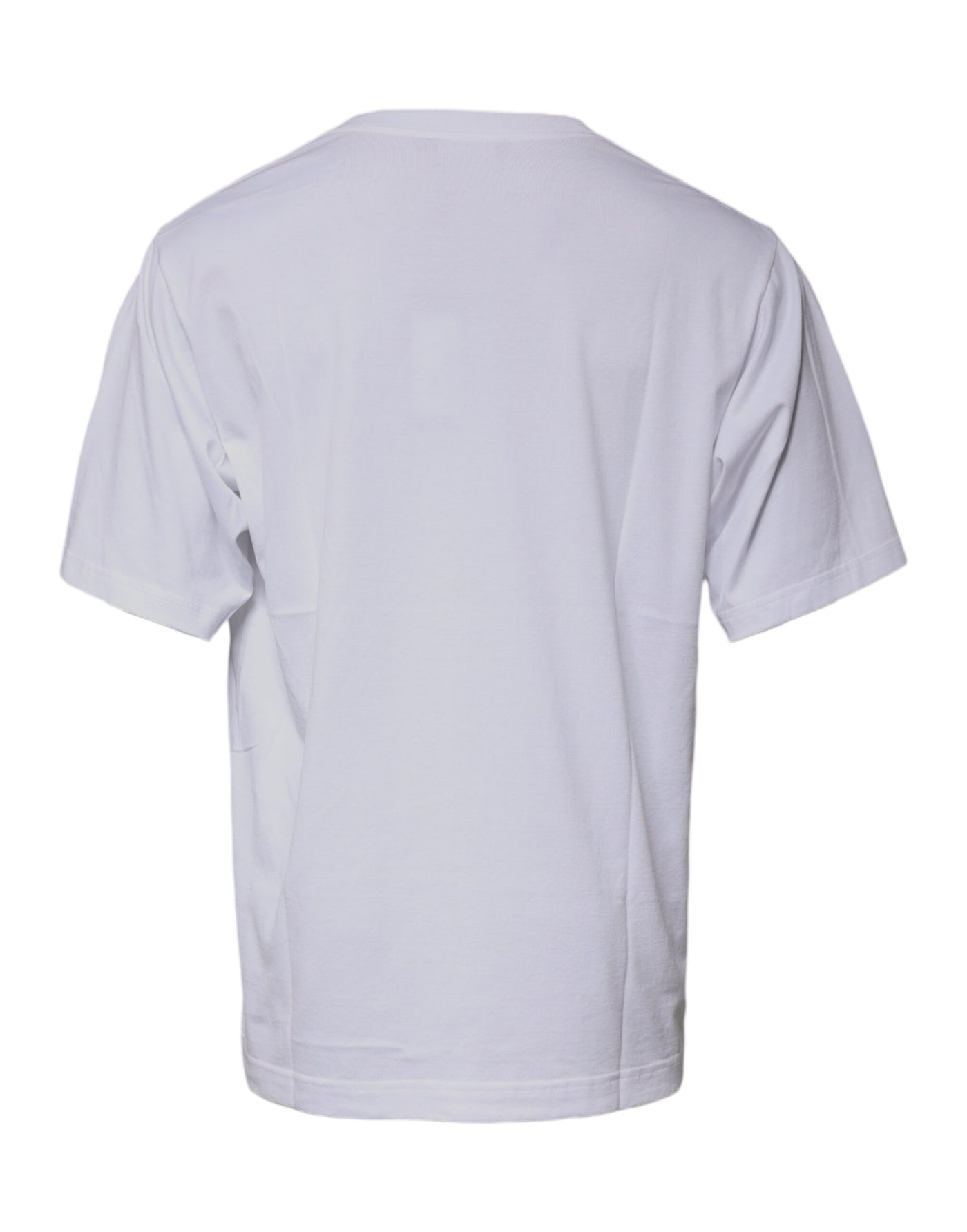 Dolce &amp; Gabbana Wit DG Milano Katoenen T-shirt met Ronde Hals